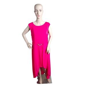 Glamour‎ Nights Maxi Dress Women's 12 Pink Classiccore Normcore Formal Cocktail